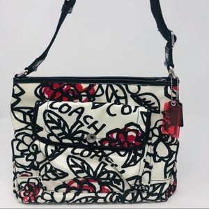 COACH Daisy Kyra Floral Graffiti Tote